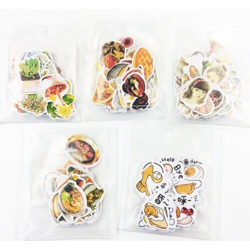 11 Style Optional Home Decor On Laptop Sticker Decal Fridge Skateboard Toy Stickers Beauty Girl Cute Cartoon Animals Scrapbook