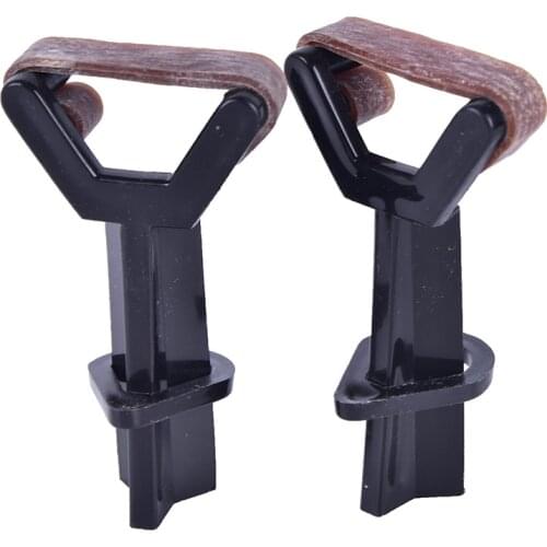 2018 New Sale 2pcs Plastic Pool Cue Tip Clamp Snooker Billiard Plastic Pool Cue Tip Clamp for Tip Glue on Fastener Repair