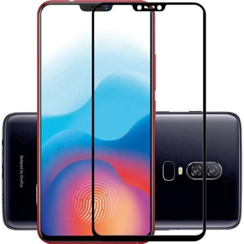 25 Pcs/Lot Full Coverage Screen Protectors For OnePlus 6 Scratch Proof Protective Film Tempered Glass For OnePlus 6