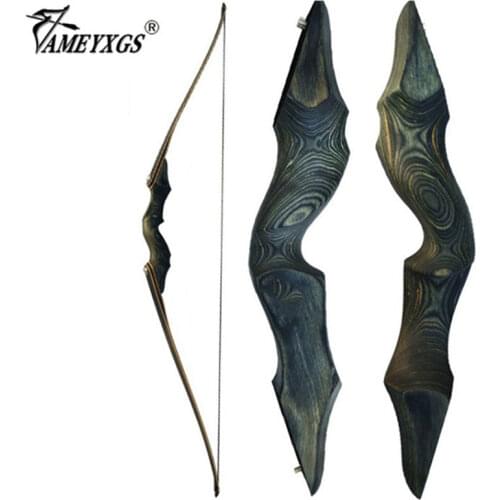 60inch 30-60lbs Archery Recurve Bow Left Right Hand Glassfiber Sheet Lamination Process Longbow for Hunting Shooting Training