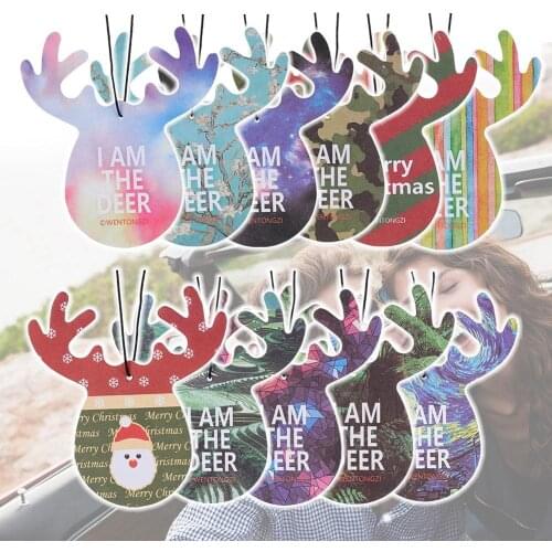 5PCS/Lot Scented Hanging Paper Pendants Car Interior Decor Air Freshener Infused with Natural Essential Oils - Relax & Refresh