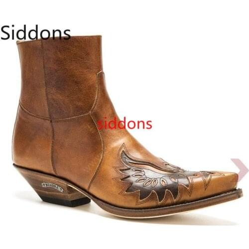 Winter Ankle Boots Men Shoes Appliques Vintage Classic Male Casual Motorcycle Boot Zapatos De Hombre Fashion Shoes Men D92