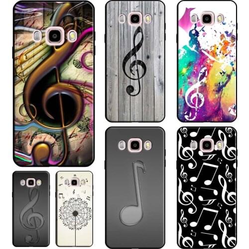Treble Clef Music Note Case For Samsung Galaxy J5 J7 J1 J3 2016 A5 A3 2017 J4 J6 J8 A7 A9 A6 A8 Plus 2018 Cover