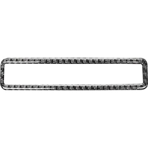 For Toyota Camry 2018 2019 2020 Carbon Fiber Interior Driver Side Dashboard Trunk Headlight Switch Frame Cover Trim