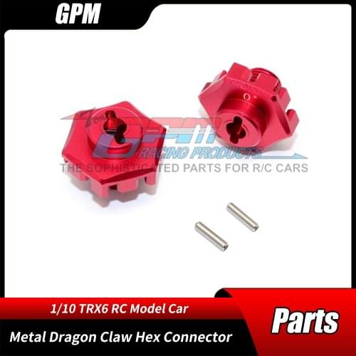 GPM 1/7 XO-1 64077-3 Flat Roadster Upgrade Accessories Metal Aluminum Alloy Dragon Claw Hex Connector RC Car Parts
