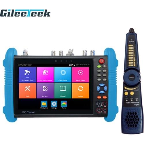 Security Camera Tester Monitor IP 8MP AHD/CVI/TVI 7inch IPC 9800MOVTADHS PLUS CCTV Tester with Wifi Support Android Systerm