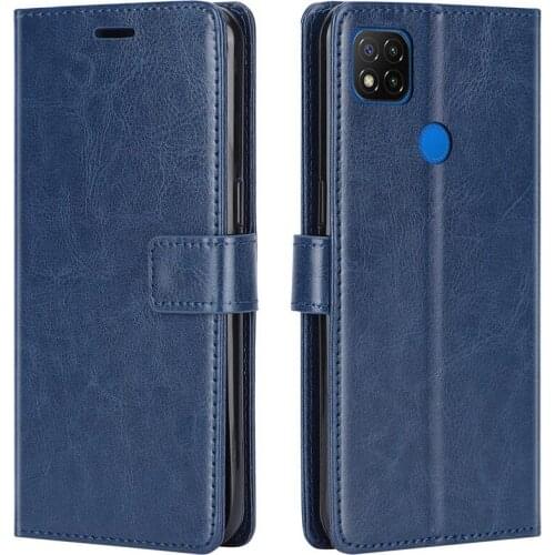 Leather case For Xiaomi Redmi 9C Case Redmi 9C Case Back Cover Phone Flip Case on For Xiaomi Redmi 9A Case Redmi 9A