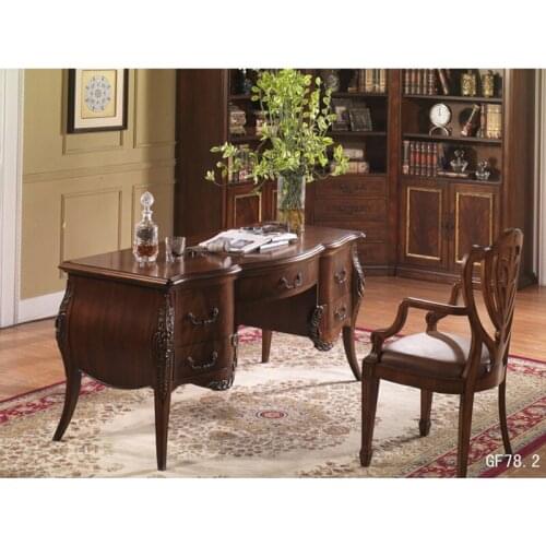 Hot sell study table chair of table classroom and write desk GF78