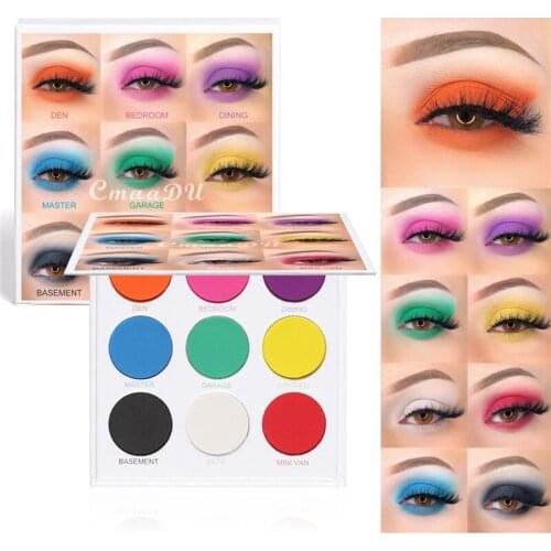Matte Eye Shadow Palette Makeup Shimmer Pigment Waterproof Mineral Balm Shade Nude Cosmetic Professional Eyeshadow Pallete