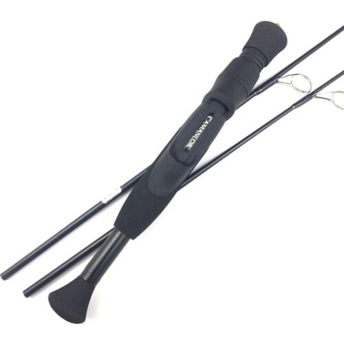 NooNRoo Lightweight Ice Fishing Rod IM7 Carbon Fiber Winter Fishing Pole Fishing Rod Spinning Two lengths of twin pole tips