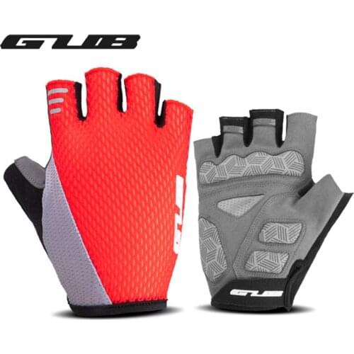 GUB Summer Cycling Fashion Gloves Mountain Road Bike Riding Equipment Men Women Anti Slip Soft Half Finger Breathable Gloves