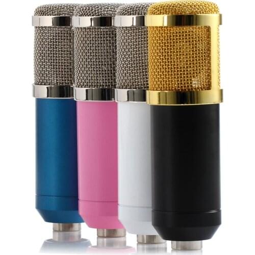 Wired Professional BM 800 bm800 Condenser Sound Recording Microphone with Shock Mount for Radio Braodcasting Singing