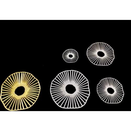 Made to Order 30pcs Stainless Steel Or Raw Brass Charms Lotus Leaf Laser Cut Jewelry Pendant For DIY Necklace Earring Brooch 099