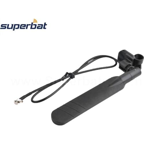 Superbat 2.4GHz 5dBi WiFi Clip/Blade Antenna Aerial Booster for 802.11b/g Cardbus Wireless Card with CRC9 Male Plug RA Connector
