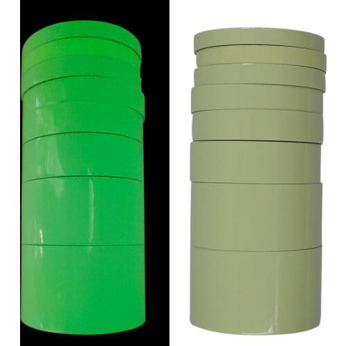 Led tape fluorescent Luminous Night Vision Self-adhesive sticker Warning Safety Security Tapes Home Decor glow in the dark green