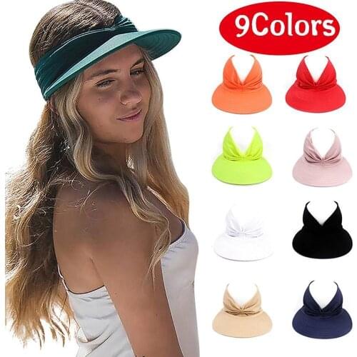 Ummer Outdoor Sun Hat Sun Hat Women Anti-ultraviolet Elastic Hollow Top Hat For Women