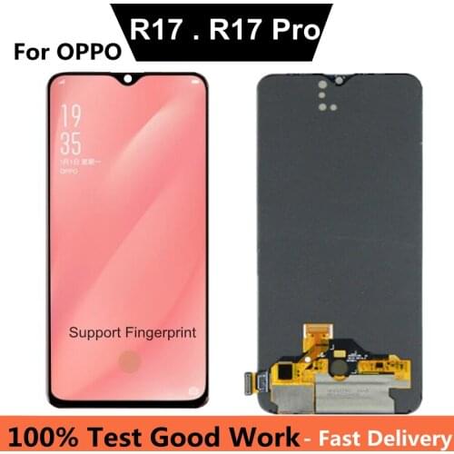 6.4" OLED LCD For OPPO R17 R17 Pro LCD Display Touch Screen Digitizer Assembly For OPPO RX17 Pro RX17 Neo LCD Screen
