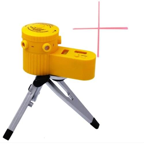 10pcs Worldwide Multifunction LED Cross Laser Level Leveler Vertical Horizontal Line Tool Device With Tripod