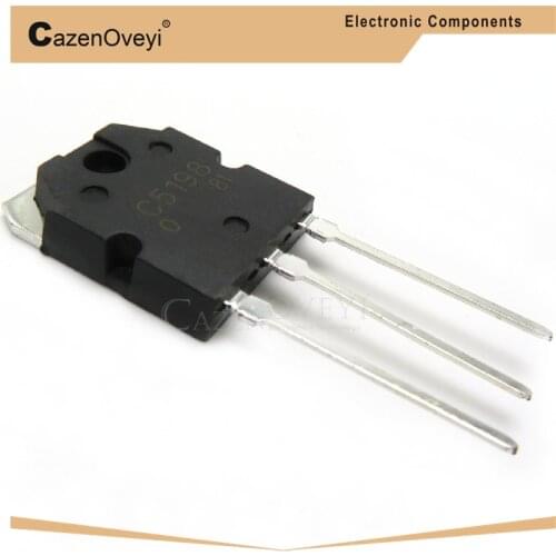 5pcs/lot 2SC5198 C5198 TO-3P 140V 10A In Stock