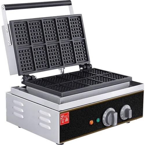 Hot Sell Commercial Household Ten Grid Waffle Machine Waffle Cake Machine Waffle Machine FY-10