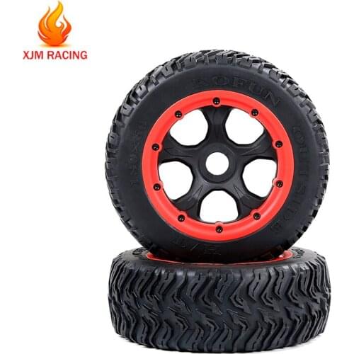 Rc Car on-Road Front or Rear Wheel Tires Assembly Set Gen.3 for 1/5 HPI KM ROVAN BAJA ROFUN BAHA 5T 5SC 5FT Truck Toys Parts