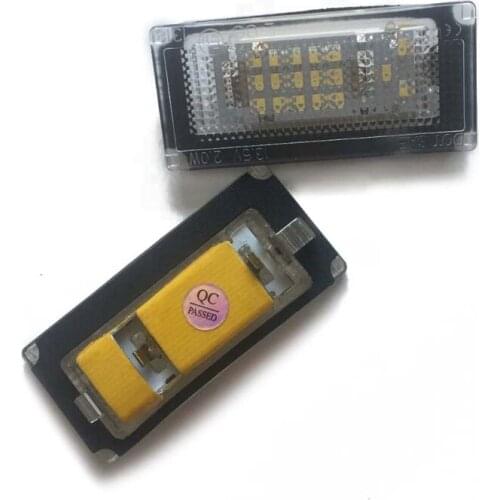 Car LED Number License Plate Lights for Mini Cooper S R50 R52 04-08 R53 01-06