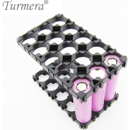 Turmera 18650 Battery Bracket Holder 3x5 4x5 3S 12V 25A Balance BMS Protected Board for 3S 10.8V 12.6V Lithium Battery Pack Use