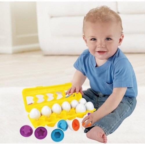 Match Egg Set Funny Colorful Number Children Preschool Recognition Skills Learning Educational Cognitive Gifts Baby Toys Count