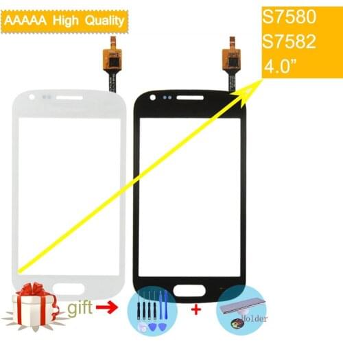 For Samsung Galaxy Trend Plus DUOS 2 GT S7580 S7582 7580 Touch Screen Panel Sensor Digitizer Front Glass Outer Lens Touchscreen