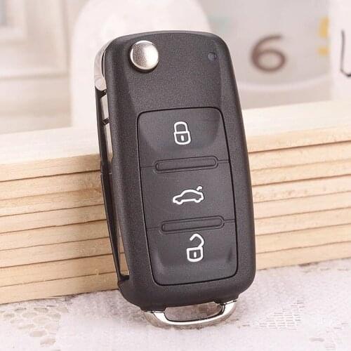 For VW Polo Golf Tiguan Beetle PASSAT Eos Sharan 202AD 753AB Original 3 Buttons Car Smart Remote Key 433Mhz with ID48 Chip
