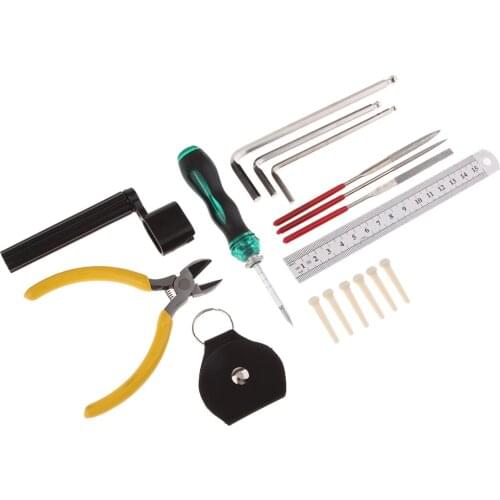 Guitar Fixing Repair Maintenance Care Tools Set Kit for Changing Strings