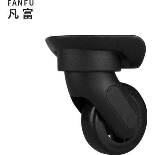 Suitcase Trolley Case Accessories Universal Wheel Accessories Replacement High Quality 360 Degree Rotating Black Universal Wheel