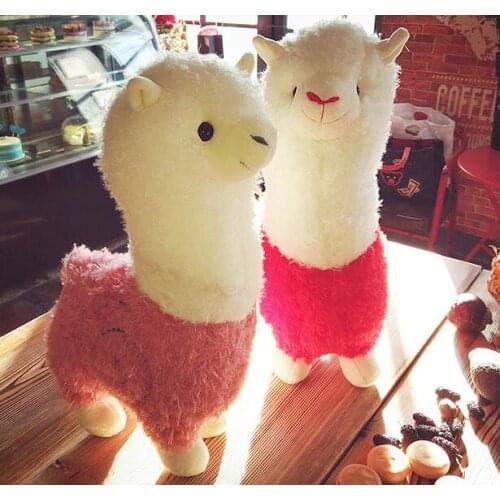 FGHGF 30-50CM Cartoon Cute Alpaca Soft Plush Doll Animal Companion Doll For Children Birthday Gift Appease Plush Doll