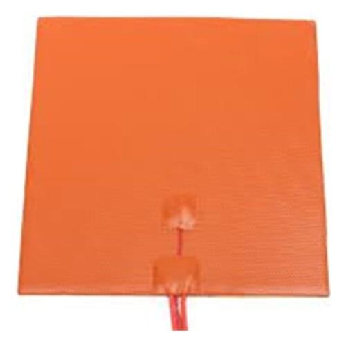 Silcone Heater Bed 24V 450x450mm For Kossel Pro 3D Printer Install With 100K Thermistor And 3M Tape