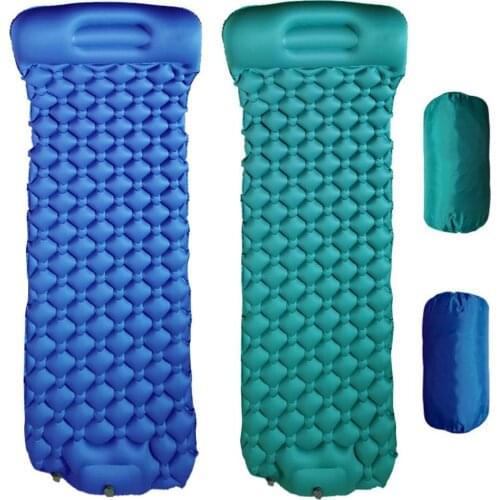 Outdoor Camping Mat Ultra-Light Self Inflatable Mattress Hiking Tent Mat Air Cushion Portable Sleeping Pad Waterproof Mattress