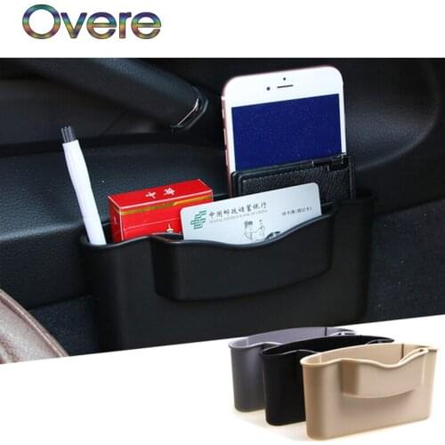 Overe 1PC Car Storage Box Auto seat gap box For Ford Focus 2 3 Fiesta Mondeo MK4 Ranger Toyota Corolla chr RAV4 yaris