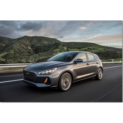 Hyundai Elantra GT SUV Poster Canvas Cloth Fabric Print Painting for Home Decor Wall Art Picture