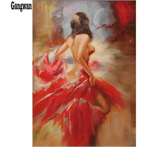 Full Square Round 5D DIY Diamond Painting Ballet dancing girl,rhinestone Picture 3d Diamond Embroidery,Cross Stitch Home Decor