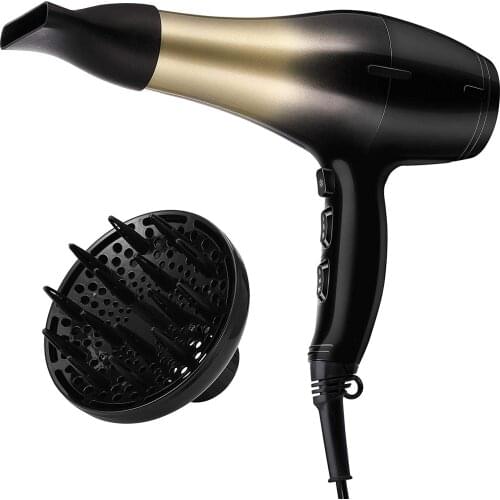 KIPOZI Professional Hair Dryer 1875W Blow dryer Negative-Ion Hair Care Fast Dry KP-8233 3-Mode Hot Cold US/UK/EU Plug Styling