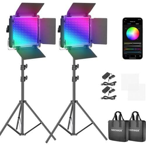 Neewer 660 RGB Led Video Light with APP Control, 50W PRO for Gaming, Streaming,Youtube, Broadcasting, Photography