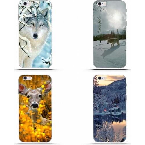 Wexoeq Skin Thin Pc Cell Case For Sony Xperia Z Z1 Z2 Z3 Z4 Z5 compact Mini Premium M2 M4 M5 T3 E3 E5 XA Winter Wolves Cell