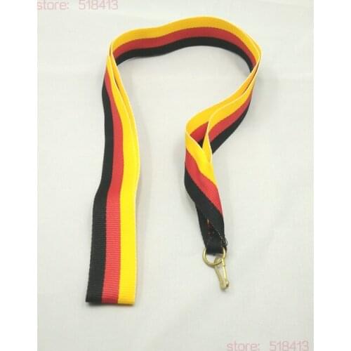 Yellow Red Black Medal Ribbons Tied With High Quality Unisex Gymnastics Top Fashion Curling For Medals Ribbon 2021