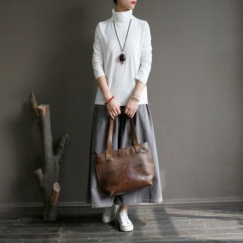 Women Solid Color Autumn Spring Cotton Tops Tees Shirt Ladies Turtleneck T-shirt Female 2019 Tees Tops Shirt