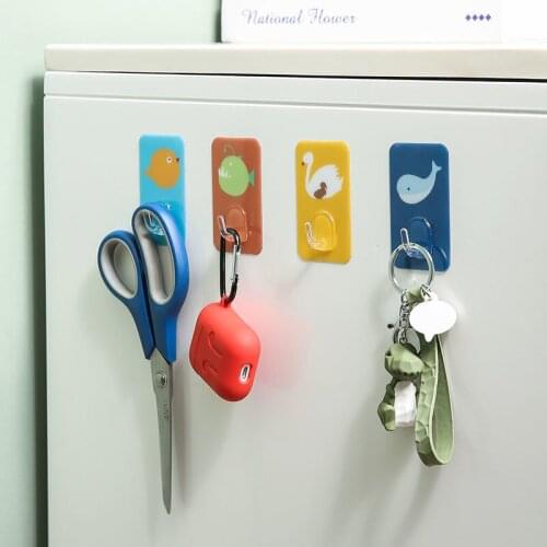 10pcs suction cup wall hook Cartoon crystal hook viscose hook Strong adhesive hook with no hole and no mark