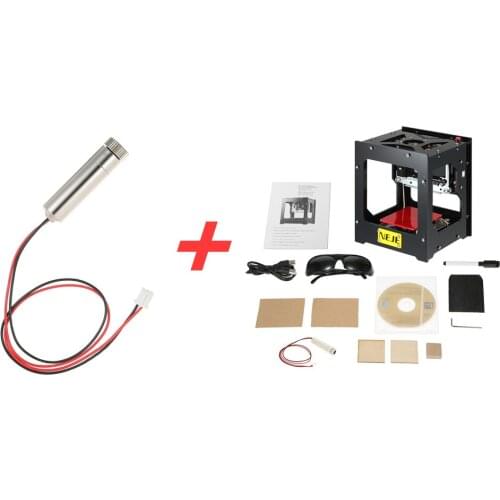1500mW Mini USB Laser Engraver DIY Print Engraving Machine DK-8-FKZ Off-line Operation + 1500mW 405nm Violet Light Laser Head