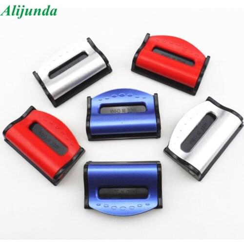 2Pcs safety seat belt clip adjuster stop clip car shape for Volkswagen Skoda Octavia Fabia Rapid Superb Yeti Roomster