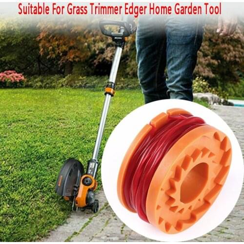 8PCS/14PCS Grass String Strimmer Trimmer Spool Line with Cover Cap Kit Replacement For WORX WA0010 WG151 WG160 WG165