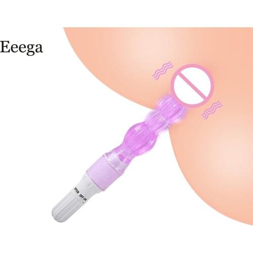 Anal Vibrator Sex Toys for Women Silicone Anal Beads Vibrators Gay Toys Prostate Massage Smooth Butt Plug Adult Sex Products