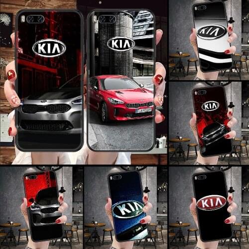 Sports car Kia Phone Case For Xiaomi Mi Note 8 9 10 11 9T 10T A3 Lite Pro Ultra black fashion bumper pretty back painting