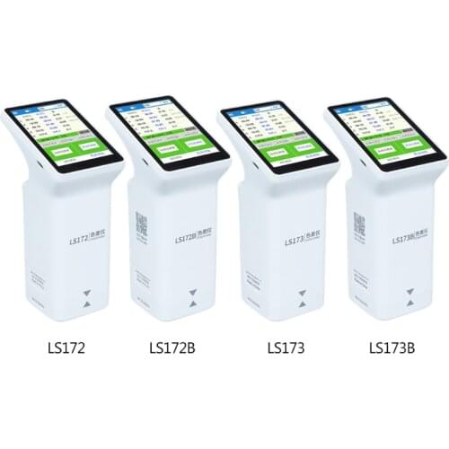 LS172 LS173 LS172B LS173B Smart Touch Screen Colorimeter for Coating Ceramic Plastic Paint Color Measurement Comparison
